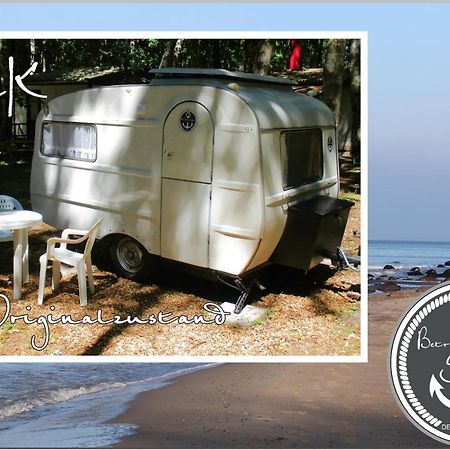 Ddr Wohnwagen Qek Direkt Am Strand Dranske Exterior photo
