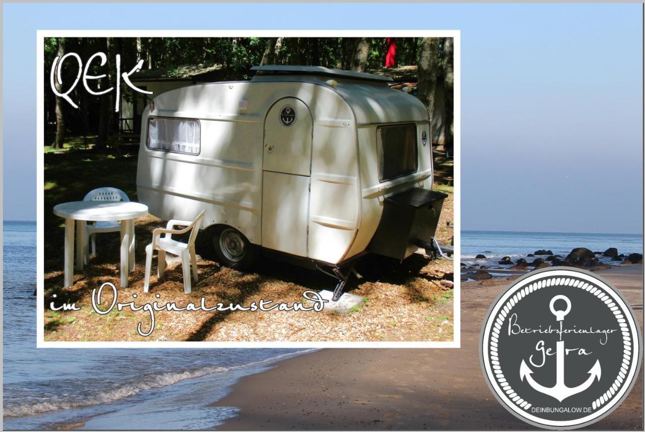 Ddr Wohnwagen Qek Direkt Am Strand Dranske Exterior photo
